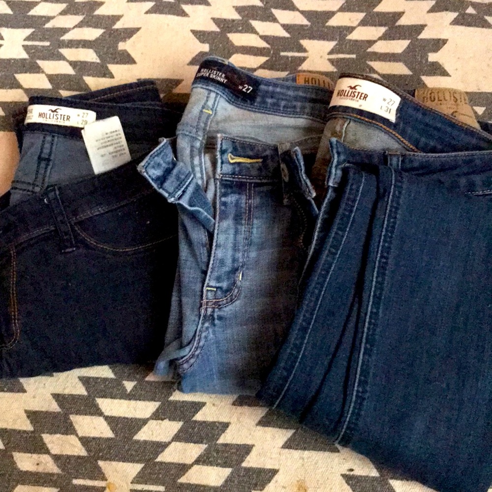 Holluster jeans size 5 bundle